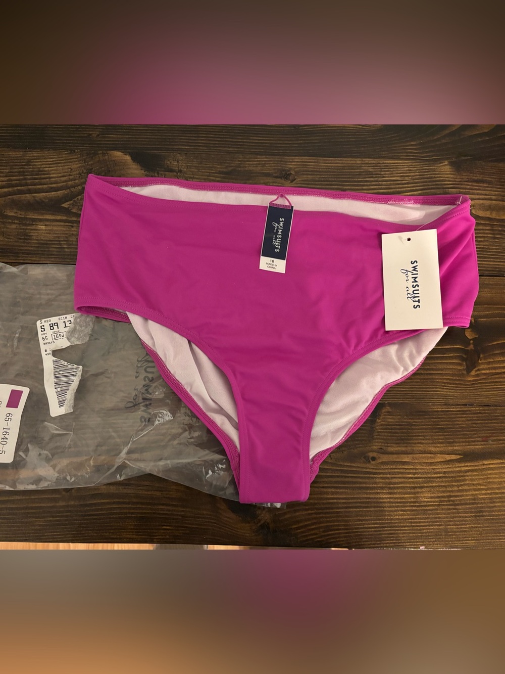 Swimsuits For All High-Waist Bikini Bottom - Hot Pink